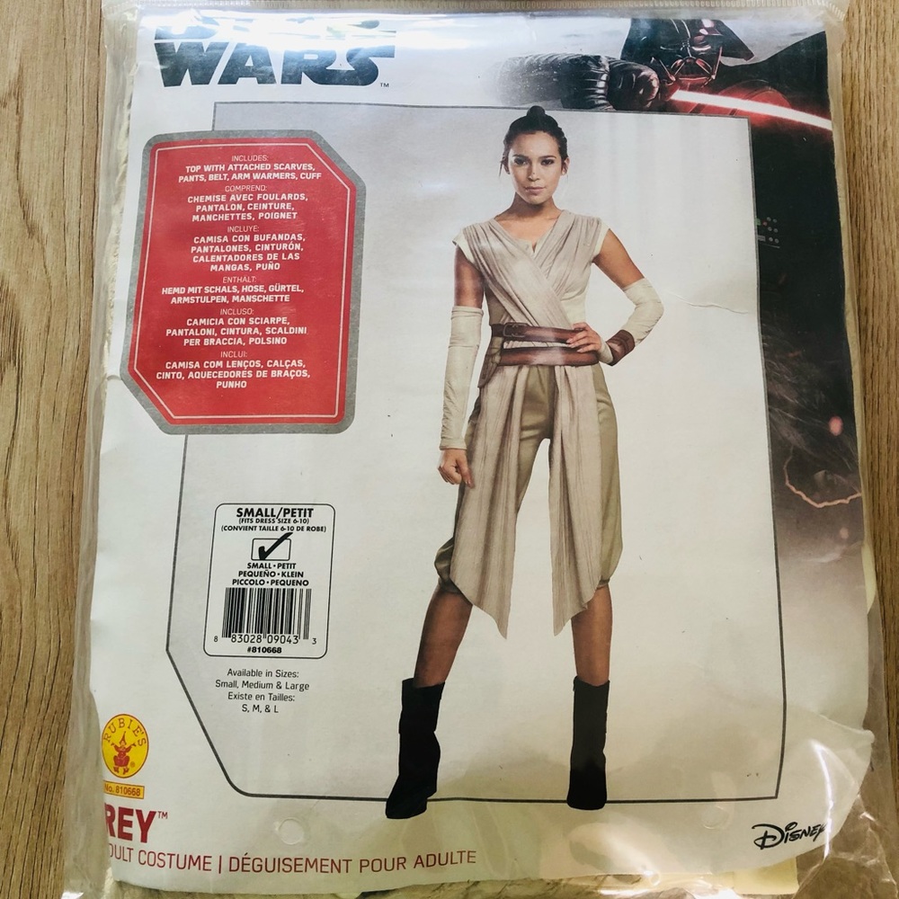 Rey Star Wars Halloween Costume Size Small